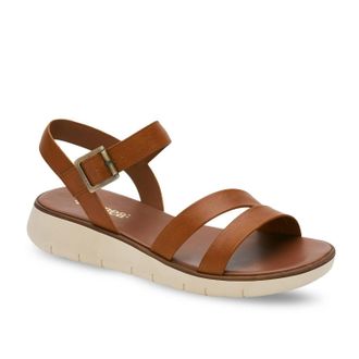 Andrea Womens Casual Comfort Sandals In Brown