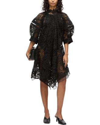 3.1 Phillip Lim Corded Embroidered Lace Flounce Mini Dress