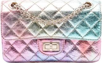 Chanel Pre-owned Quilted Flap Shoulder Bag - Dames - Vintage Schoudertas - Veelkleurig - ONE Size - Leer - Vintage