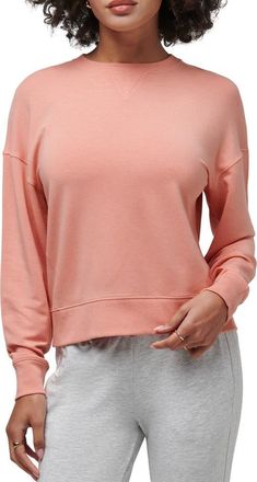 Travis Mathew Cloud Sweatshirt in Heather Canyon Sunse at Nordstrom, Size Medium