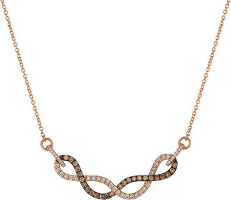 Le Vian Chocolate 14K Rose Gold 0.38 Ct. Tw. Diamond Necklace