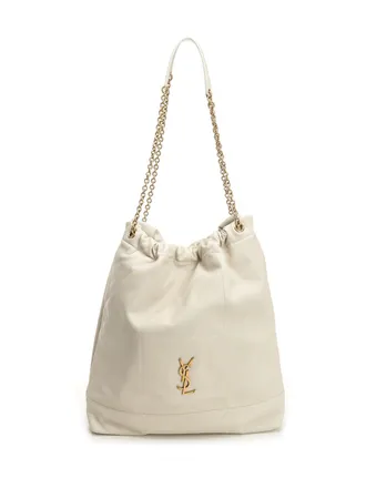 Saint Laurent Pochon Jamie Shoulder Bags Bianco-Donna