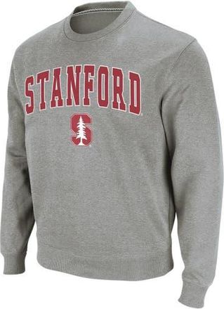 Colosseum Mens Colosseum Heather Gray Stanford Cardinal Arch & Logo Crew Neck Sweatshirt at Nordstrom, Size Xx-Large