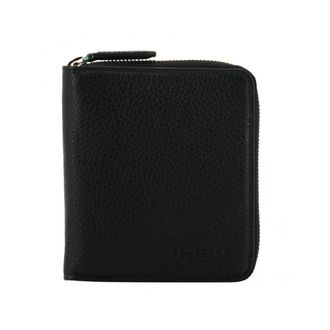 Pourchet Accessoires, Dames, Zwart, ONE Size, Leer, Corso Zipped Wallet