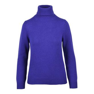 KANGRA Maglione Collo Alto - Dames - Truien - Paars - Maat: XS Wol