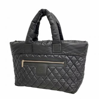 Chanel Black Nylon Tote Bag (Pre-Owned)