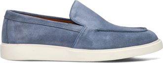 Stefano Lauran Schoenen, Heren, Blauw, 42 EU, Su&egrave;de, Blauwe Su&egrave;de Heren Instappers