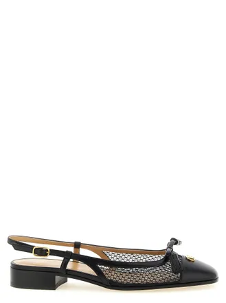 Valentino Garavani Black Textured Valet Loafers