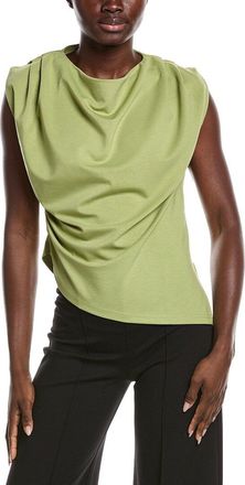 Gracia Gathered Shoulder Drape Top