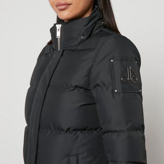Moose Knuckles Goose Down Puffer Down Jacket - Black