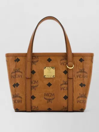 MCM canvas toni tote bag top handles