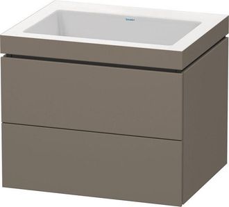 Duravit Duravit - Lavamanos L-cube Con Base Mural, 60x48 Cm, 2 Cajones, Sin