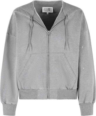 Maison Margiela Gray Cotton Sweatshirt