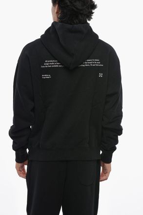 Off-white Relaxed-Fit Hoodie MARY SKATE with Graphic Print Off-White