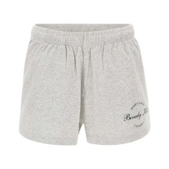 Sporty & Rich Beverly Script Disco Short - female - Sporty & Rich - Training Shorts - Gray - L - Sport