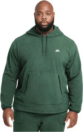 Nike Club Winterized Pullover Hoodie - Heren - Sportshirts - Groen - XL - Fitness