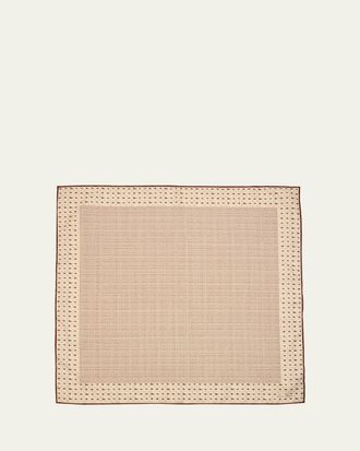 Loro Piana Golden Net Foulard Scarf