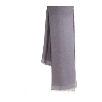 Faliero Sarti Bufanda con bordes deshilachados - Accessories - Mujer - Gris - ONE SIZE