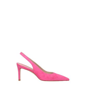 Stuart Weitzman Pink Leather High Heel Womens Pumps