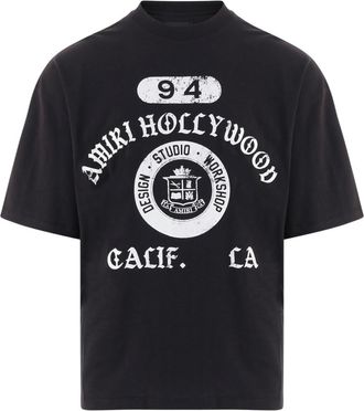 Amiri Black Graphic Print T-Shirt