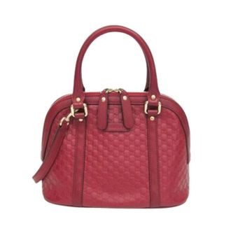 Gucci Pre-owned Handbags, female, Red, Size: ONE SIZE Pre-owned MicroGuccissima 449654 Handbag