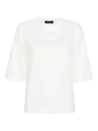 Fabiana Filippi crew-neck T-shirt - women - Cotton - 40 - White