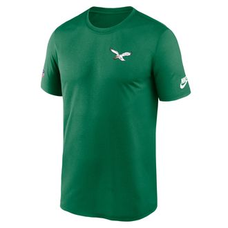 Nike Philadelphia Eagles Alt Legend Small Logo Nike Mens Dri-FIT NFL T-Shirt in Green | 02TI30RQ86-UE8