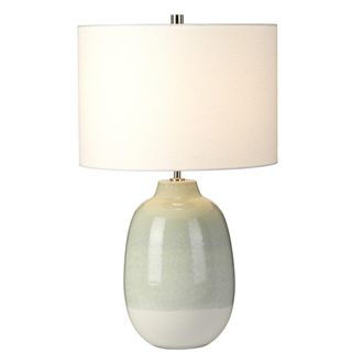 Netlighting Chelsfield 1 Light Table Lamp Ceramic E27 in White