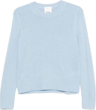 Allude crew-neck cashmere sweater - Blue