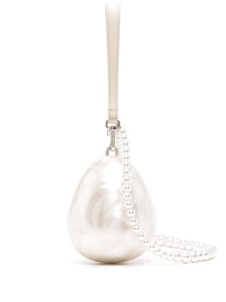 Simone Rocha Pearl Crossbody Micro Egg Bag