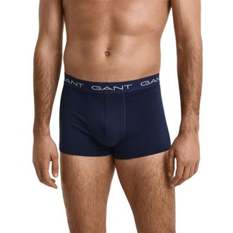 GANT Stretch-boxershorts voor heren (set van 3) (Zwart)