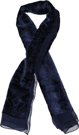 Etro Etro Damens Seidenschal Blau