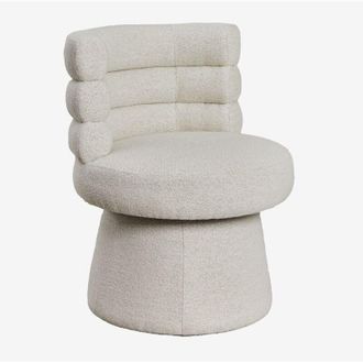 Sklum Sklum - Pack De 4 Sillas De Comedor Giratorias Tapizadas Protea