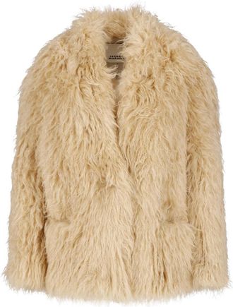 Isabel Marant Mylae Short Faux Fur Jacket