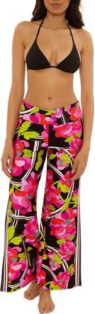 Trina Turk Bougainvillea Cover-Up Pants in Multi at Nordstrom, Size Medium