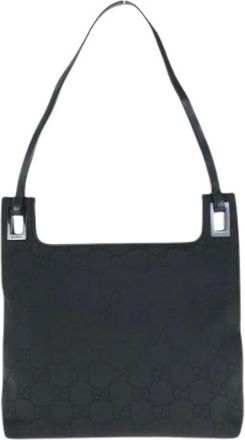 Gucci Pre-owned GG Nylon 2way Bag - - Pre-owned - Donna - Nero - ONE SIZE