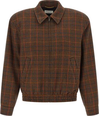 Saint Laurent Wool Bomber Jacket