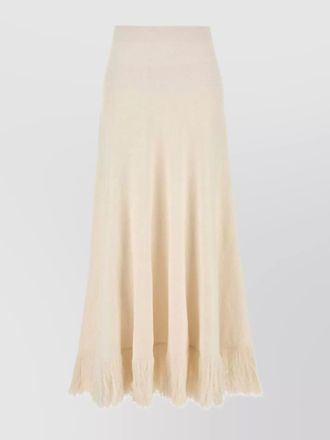 Bottega Veneta boucl&eacute; a-line skirt