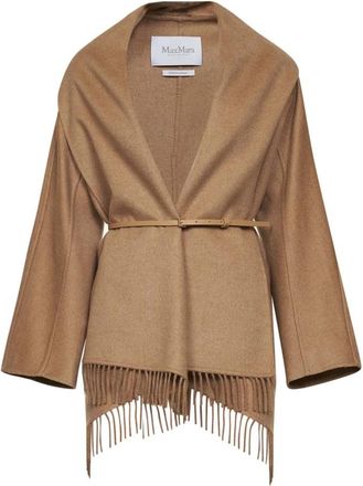 Max Mara Mxm Abilita Coat - Dames - Jas met riem - Bruin - XS - Wol - Jassen