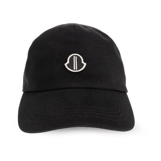Rick Owens Baseballpet met Geborduurd Logo - unisex - Petten - Zwart - ONE Size - Katoen - Accessoires