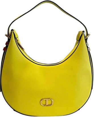 Twinset Bicolor Polyethylene Clutch Womens Bag