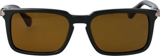 Ferragamo Stijlvolle zonnebril Sf 1110S - Heren - Zonnebrillen - Groen - 56 MM - Accessoires