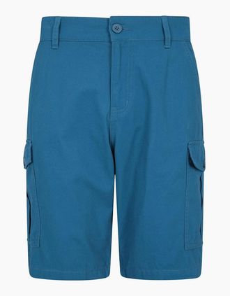Mountain Warehouse Mens Mountain Warehouse Mens Lakeside Cargo Shorts - Blue/Green - Size: 44/Regular/44/32