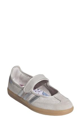 adidas Samba Jane Sneaker in Chalk Pearl/Silver/White at Nordstrom, Size 10.5