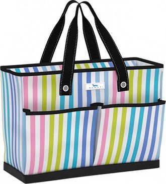 Scout Womens Ben Pocket Tote Bag In Havana Cabana Stripe