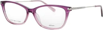 Tommy Hilfiger Ladies Red Rectangular Eyeglass Frames THTH1961L3953