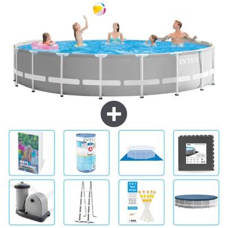 Intex Piscina Prism Frame Redonda - 549x122 Cm - 9-piezas S563