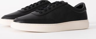 Boss Orange by Hugo Boss Mens Kieran_Tenn_buox Trainers in Black Leather - Size UK 10