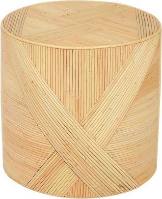 TOV Furniture Tov Furniture Matea Rattan Cross Side Table