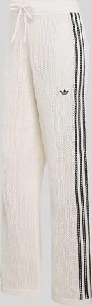 adidas Originals Regular Fit Trainingshose in Strickoptik Modell FIREBIRD in Offwhite, Gr&ouml;&szlig;e XL
